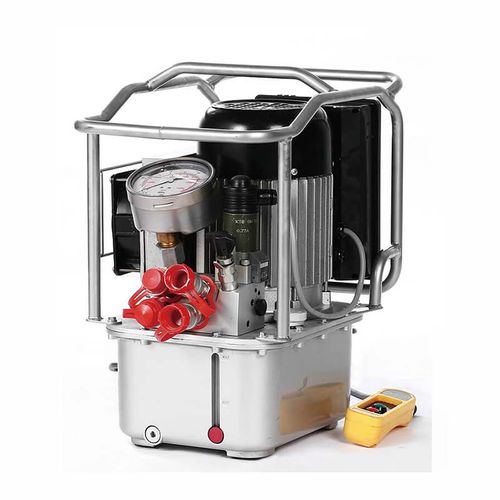 Unidade hidráulica para chave dinamométrica - SP304 series - Pingyuan Jingke Hydraulic Co., Ltd - com motor CC / portátil / compacta