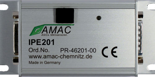 Interpolador de 3 canais - IPE201 - AMAC ASIC - und Mikrosensoranwendung Chemnitz GmbH - programável / com interface ABZ / com interface BiSS
