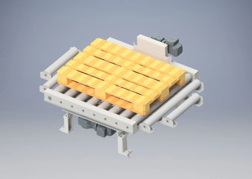 Mesa rotativa indexadora acionada por motor - Buy a Conveyor - horizontal / para a indústria alimentar / com transportador de rolos