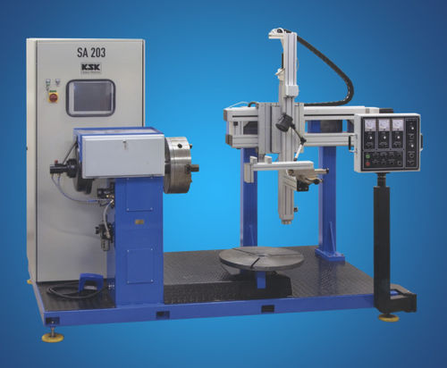 Máquina estacionária de solda MIG - SA 203 - KSK - automática / pneumática / programável