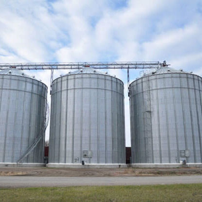 Silo de fundo plano - TCK series - Henan SRON SILO ENGINEERING Co., Ltd - para cereais / em aço