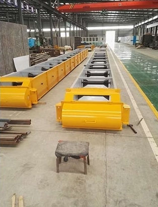 Transportador de esteira - TDSD series - Henan SRON SILO ENGINEERING Co., Ltd - de rolos / de acondicionamento / para produtos a granel