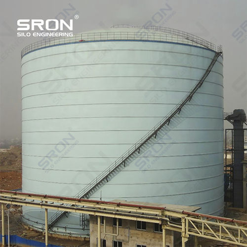Silo aparafusado - Henan SRON SILO ENGINEERING Co., Ltd - soldado / de fundo plano / de cimento