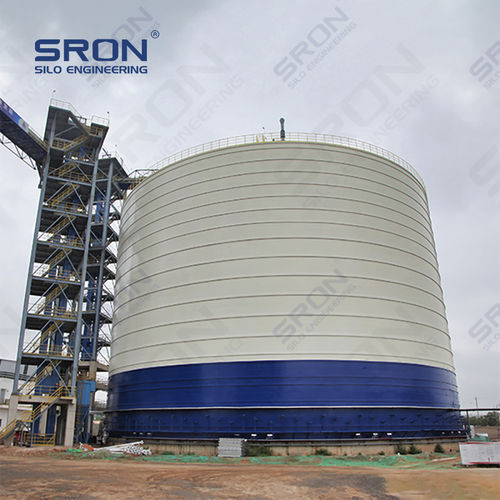 Silo aparafusado - Henan SRON SILO ENGINEERING Co., Ltd - soldado / de fundo plano / com fundo vibratório