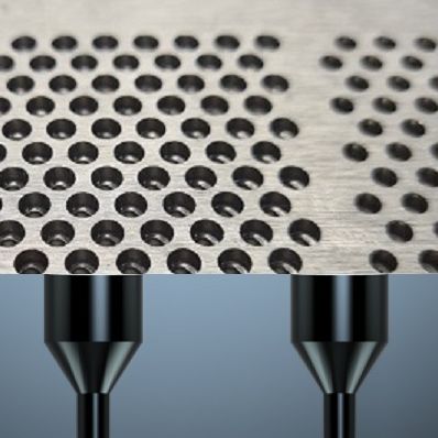 Peneira de tela metálica de seção trapezoidal plana - Advanced Engineering Wedge Wire - com furos bicilíndricos / perfurada / para a indústria de alimentos e bebidas