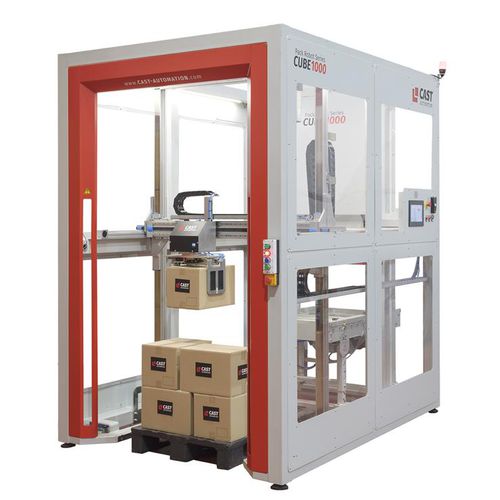 Paletizador robótico - CUBE 800 - CAST AUTOMATION SL - de paletes / para bolsa / para hortaliças