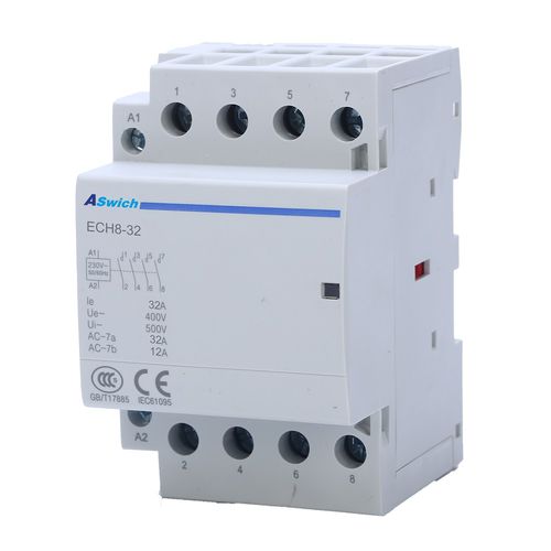 Contator para motor - Aswich Electrical Co., Ltd - eletromagnético / CA / para trilho DIN