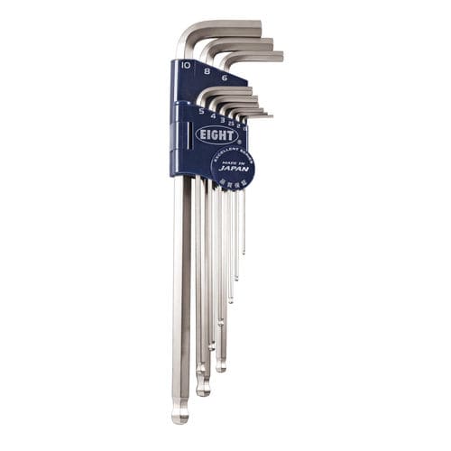 Chave Allen em L - TLS-9N - Eight Tool - de cabeça sextavada / kit / de ponta cônica