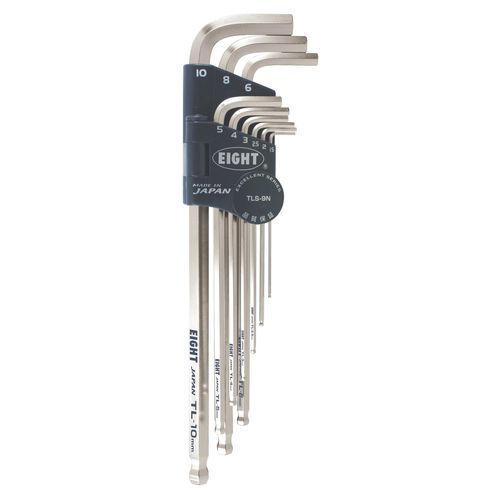 Chave Allen em L - TLS-9NX - Eight Tool - de cabeça sextavada / kit / de ponta cônica