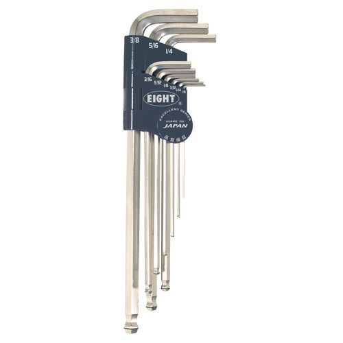 Chave Allen em L - BCT-S9Z - Eight Tool - kit / de ponta cônica