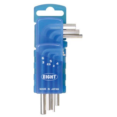 Chave Allen para bidestilação - 001H-S6 - Eight Tool - em L / de cabeça sextavada / kit
