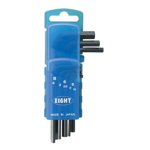 Chave Allen em L - 001-158D - Eight Tool - de cabeça sextavada / kit