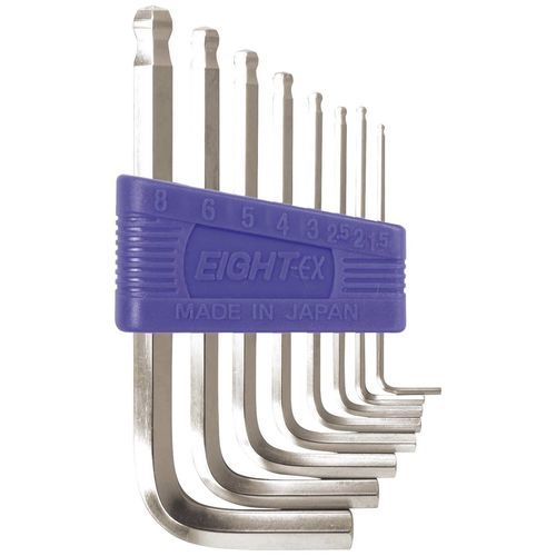 Chave Allen em L - TS-8 - Eight Tool - de ponta cônica