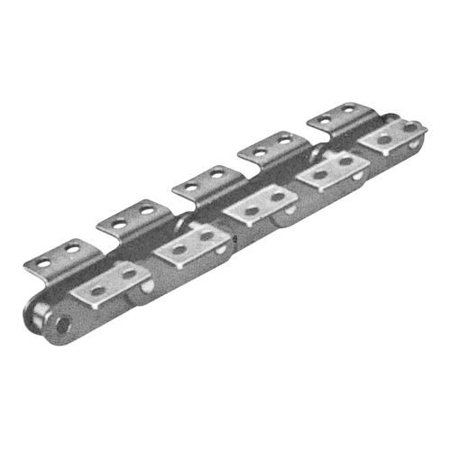 Corrente transportadora de passo duplo - ZEXUS CHAIN Co., Ltd. - em aço / com fixação / de rolos