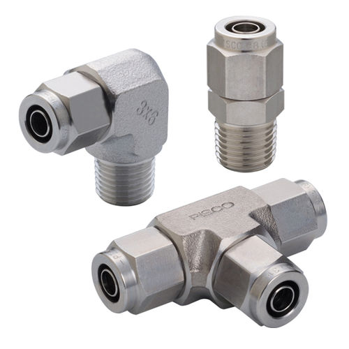 Conexão de compressão - NS series - NIHON PISCO CO., Ltd. - para produtos químicos / para líquido de arrefecimento / pneumática
