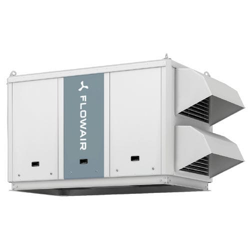 Unidade de tratamento de ar para telhado - Cube R8 - Flowair - para grandes volumes de ar / compacta