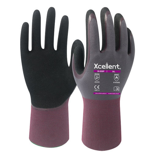 Luva de trabalho - 18-009P - Xcellent Safety GmbH - de movimentação / industrial / para a indústria automotiva