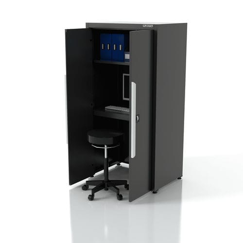 Armário de escritório - AR-FL013 - FLECTA - de piso / com prateleiras / com 2 portas