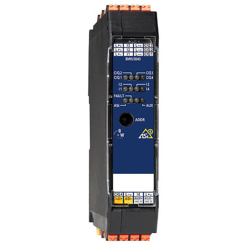 Módulo E/S digital - BWU3843 - Bihl+Wiedemann GmbH - AS-i / IO-Link / de corrente