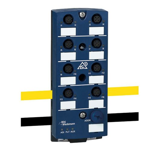 Módulo de entrada digital - BWU3890 - Bihl+Wiedemann GmbH - AS-i / com 16 entradas digitais / de tensão