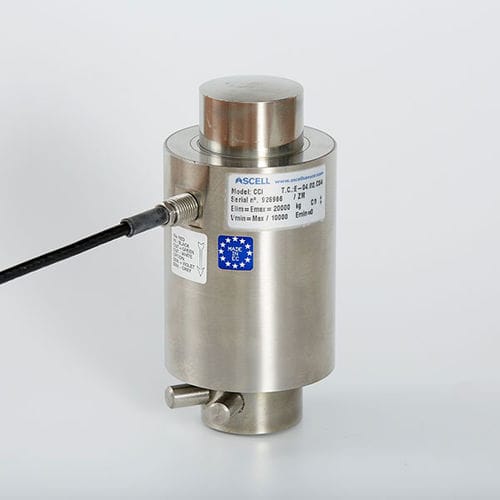Célula de carga de compressão - CCI - Ascell Sensor,S.L. - em linha / strain gauge / para silo