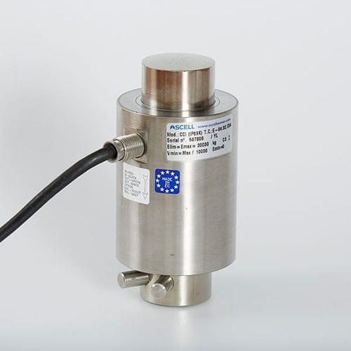 Célula de carga de compressão - CCI-K - Ascell Sensor,S.L. - em linha / strain gauge / para silo