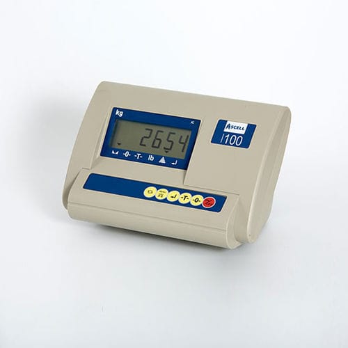 Indicador de peso com display LCD - I100 - Ascell Sensor,S.L. - embutido / IP54 / multifuncional