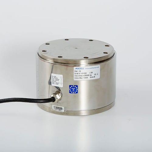 Célula de carga de compressão - CA - Ascell Sensor,S.L. - tipo botão / para silo / OIML