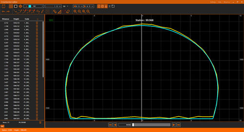 Software de CAD - TcpTUNNEL CAD - Aplitop - de topografia / de alinhamento / 3D
