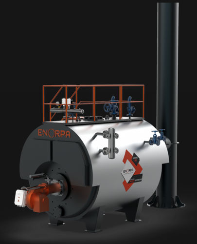 Caldeira a vapor - QUARTZ - Enorpa - a gás / flamotubular / 3 passos