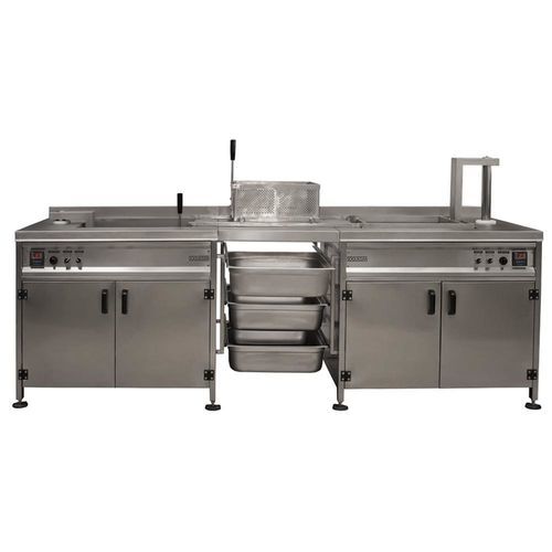 Fritadeira industrial convencional - Soguksan Ltd - contínua / elétrica / automática