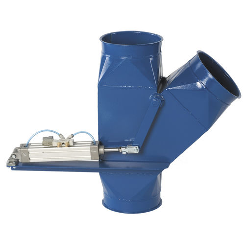 Válvula de distribuição com atuador pneumático - RGBM - Nordfab - para transporte pneumático / de produtos pulverulentos / para grãos