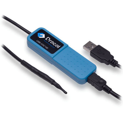 Sensor de vapores orgânicos voláteis de VOC - VOC100 - Dracal Technologies Inc. - para engenharia de teste e de processo / com sensor de temperatura / com sensor de umidade