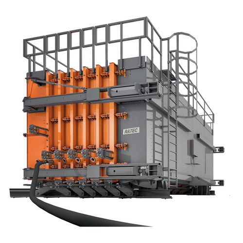 Fôrma modular - RATEC GmbH - autotrepante / para paredes / em aço