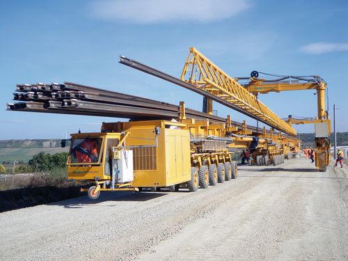 Carro de transferência motorizado de 6 eixos - Tire Trolley 50 - Eden Tech Srl - para obras