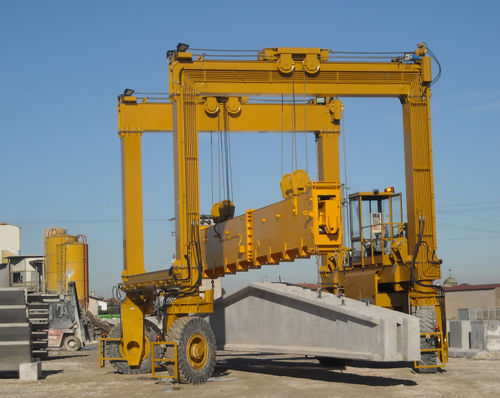 Guindaste de pórtico de rodas - Mobilift 40 - Eden Tech Srl - para canteiros de construções pré-fabricadas / para metrô / hidráulico