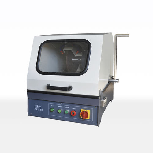 Serra de corte - SQ-80 - Laizhou Lailuote Test Instrument Co., Ltd. - para metais / para amostras metalográficas / com disco de corte abrasivo