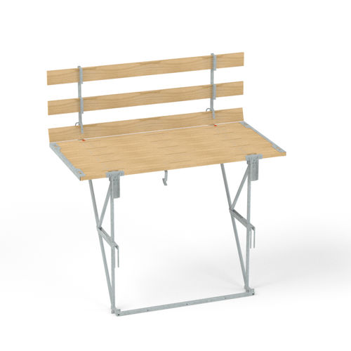 Plataforma de trabalho - 3130 series - ROBUSTA-GAUKEL GmbH & Co. KG - para canteiro de obras / para fôrmas / com corrimão de segurança