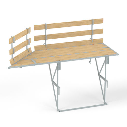 Plataforma de trabalho - 313037 - ROBUSTA-GAUKEL GmbH & Co. KG - para canteiro de obras / para fôrmas / com corrimão de segurança