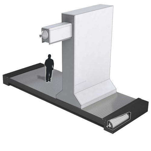 Proteção de enrolar para centro de usinagem - PEI srl - horizontal / metálica