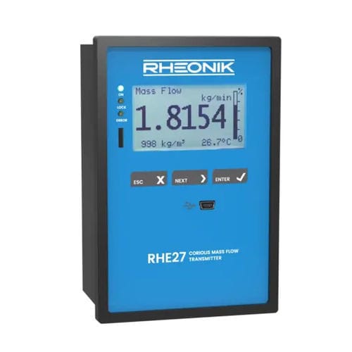 Transmissor de fluxo por efeito de Coriolis - RHE 27 - Rheonik Messtechnik GmbH - de massa / para líquidos / de gás