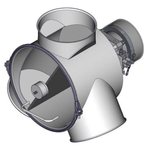 Válvula direcional pneumática tipo poppet - VDP-Hygienic-Dry series - HOSOKAWA SOLIDS, S.L. - de acionamento pneumático / de controle elétrico / de 3 vias