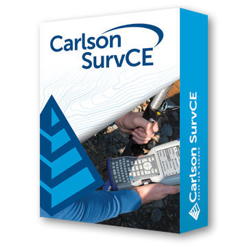Software de intercâmbio de dados - SURVCE | SURVPC - Carlson Software - de coleta de dados / Windows / 32/64-bit Windows system