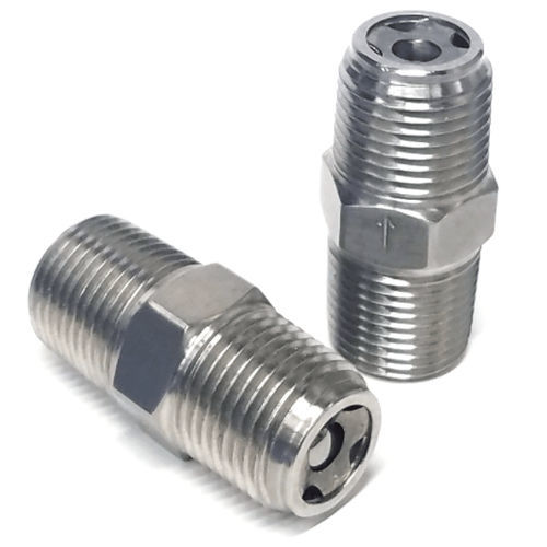 Válvula de retenção de esfera - A0010-1-1 series - JAECO Fluid Systems - para água / macho-macho / de desobstrução