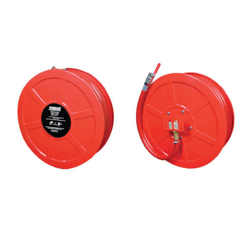 Enrolador de mangueira - MBK16-HR600-001 - MOBIAK - manual / para proteção contra incêndios / fixo