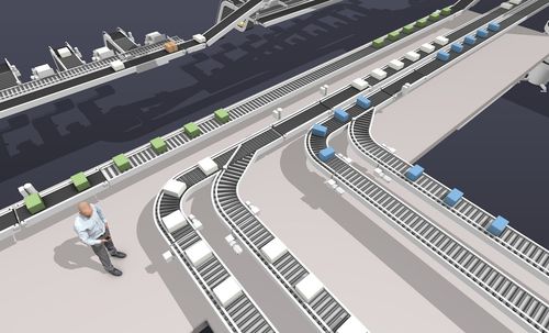 Sistema transportador para movimentação - CSi industries BV - para a indústria alimentícia / industrial / transportador de caixas