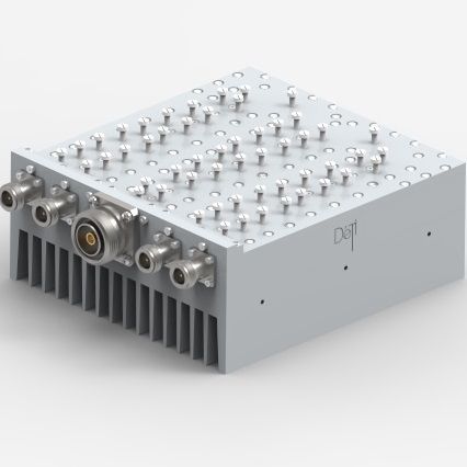 Combinador de alta potência - CO-4-400-6000-800-NF-716F - DETI Microwave