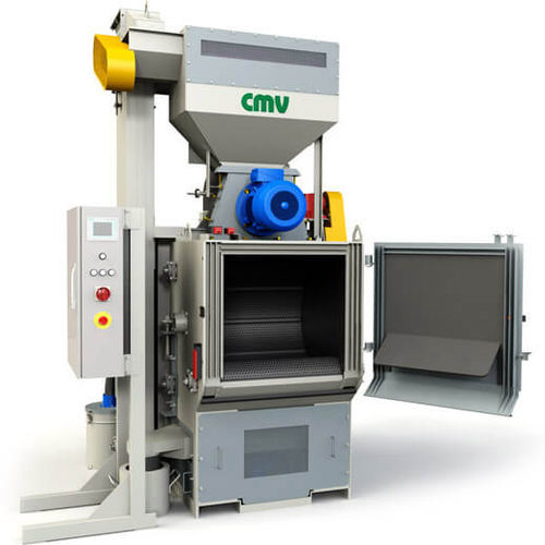 Jateadora de granalha de esteira - ET - CMV - para metais / automática / de turbina