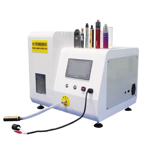 Máquina de ensaio de sensibilidade da vazão - Dongguan Hongjin Test Instrument Co.,Ltd. - automática / controlada por CLP / para cigarros