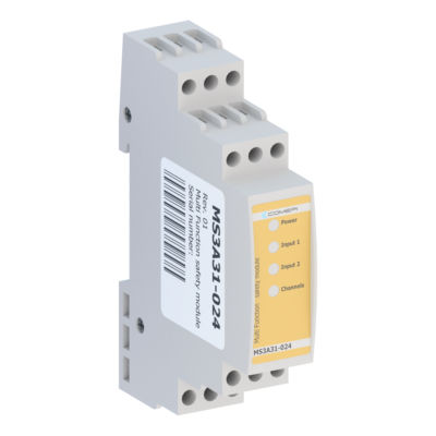 Relé de segurança 3 NA - MS2A31-024 - Comepi srl - 1 NF / SIL / para trilho DIN